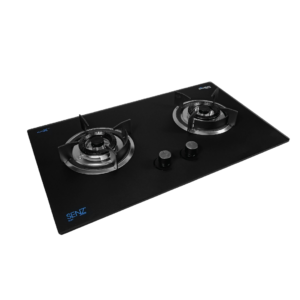 Senz Ruby intelSync Twin Burner Gas Stove with Nano Coating